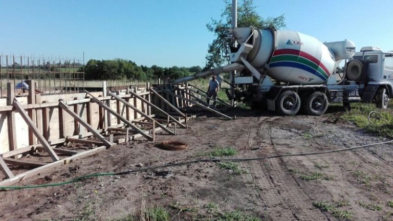 Estación Elevadora de Efluentes del loteo social está en su última etapa de construcción