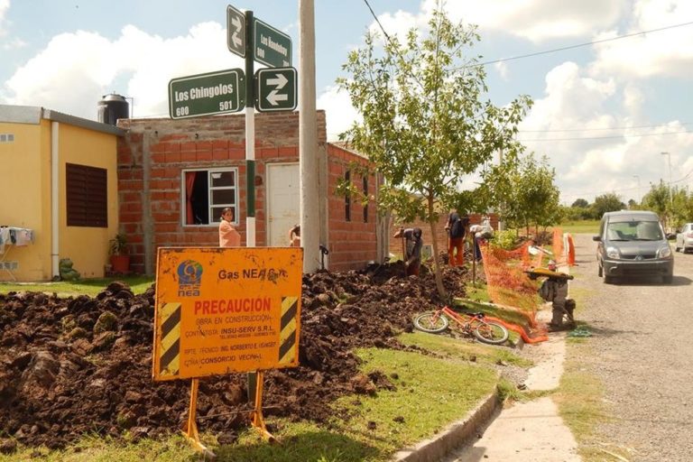 Extenderán la red de gas en 1.650 metros