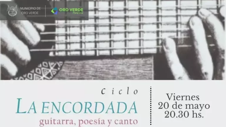 Guitarra, poesía y canto en Oro Verde