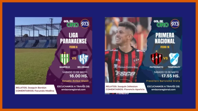 Doble jornada de transmisión deportiva en el debut del equipo de Gol de Oro