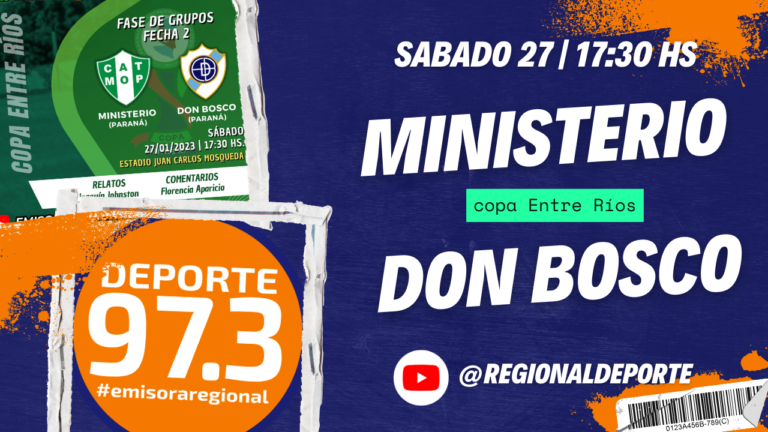 La 2da. Fecha de la Copa Entre Ríos se juega en Emisora Regional y Gol de Oro te lo cuenta