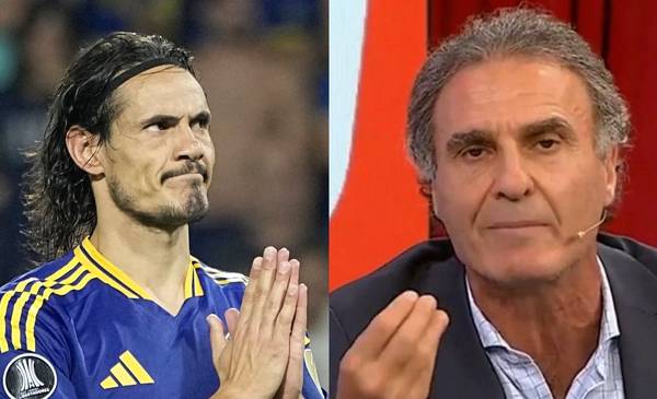 Ruggeri sobre Cavani en Boca: "Si no le da el cuerpo, es un problema"