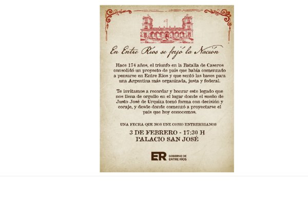 Conmemoración de la Batalla de Caseros en el Palacio San José: Historia Viva