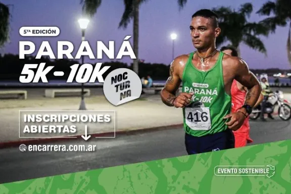 Inscripciones Abiertas para la 5ª Carrera Nocturna de Paraná 2024