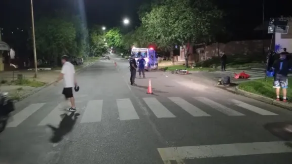 Hallan sin vida a un motociclista en una avenida de Paraná