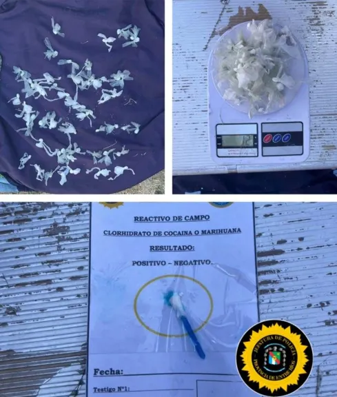 Detenido por hurto en Concordia: Allanamiento reveló posesión de drogas