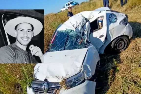 Joven de 23 años fallece en accidente de tránsito en la Ruta 20