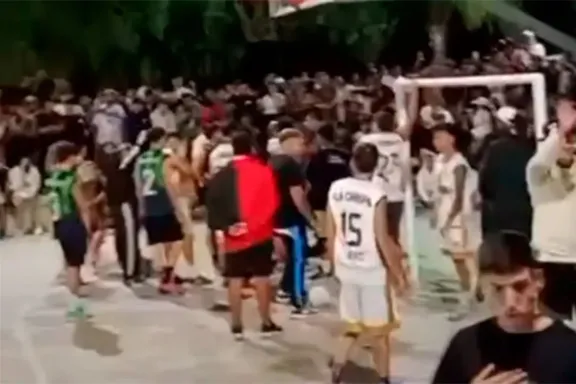 Partido suspendido en Thompson por incidente con dinero